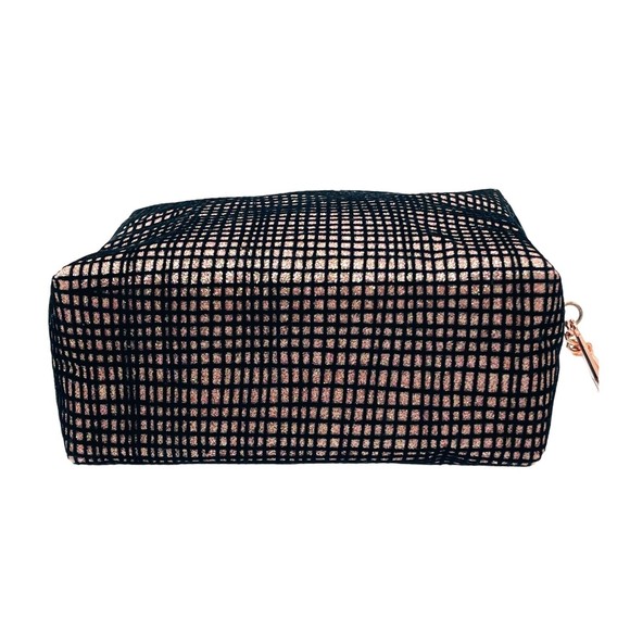 MAC COSMETICS Blush Purple Black Velvet Makeup Cosmetics Travel Bag HTF - Picture 4 of 10